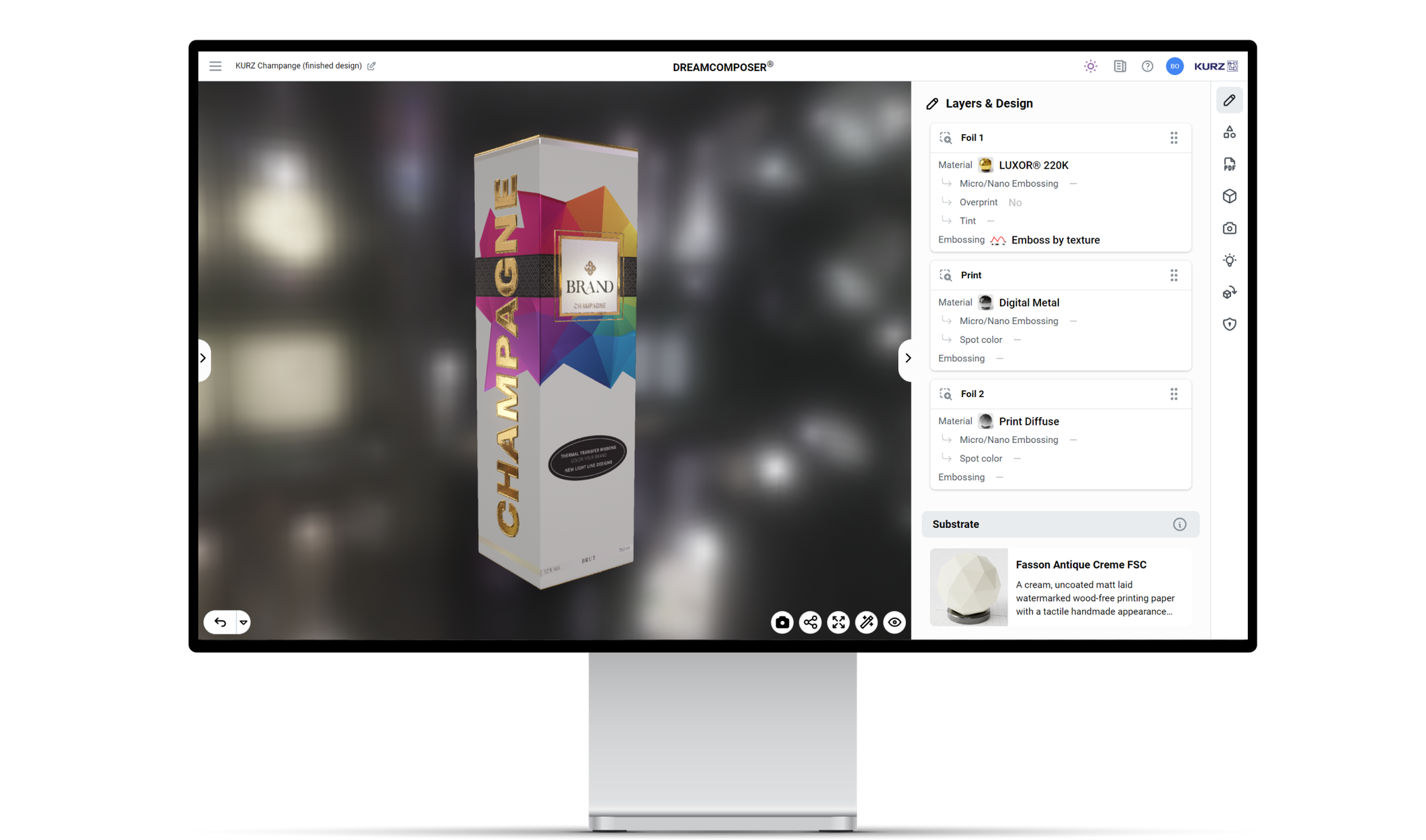 DREAMCOMPOSER Interface